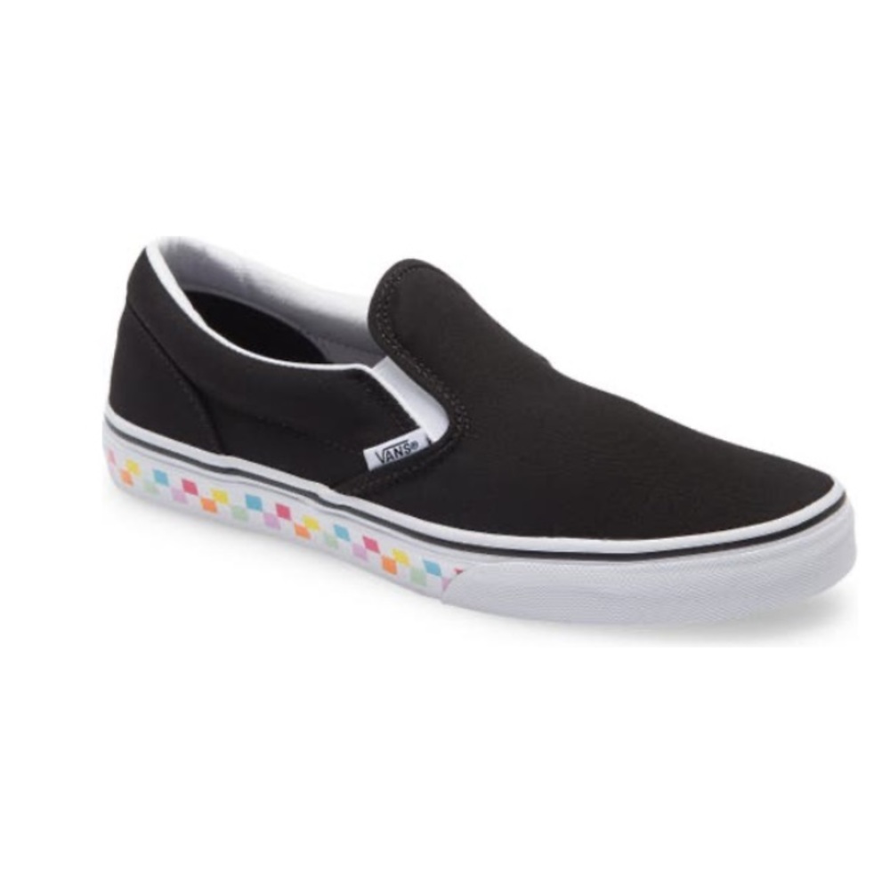 SOLD Vans slip on checker shoe